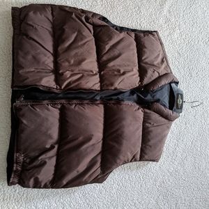 Vest unknown brand brown color large (L)
